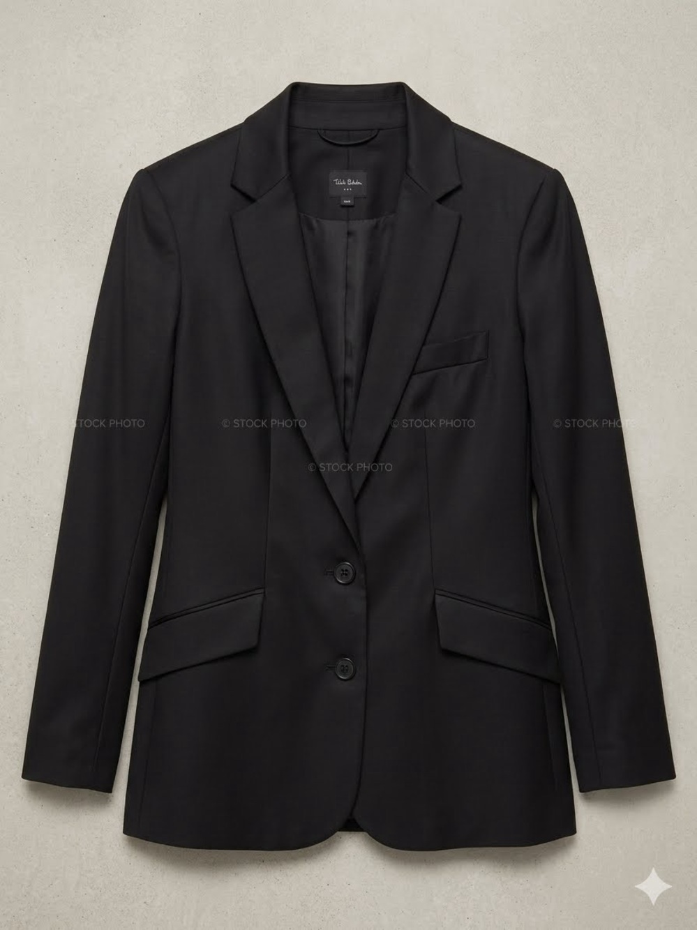Aritzia Talula Babaton Wool Satin Tuxedo Blazer Size 2 Black Vintage